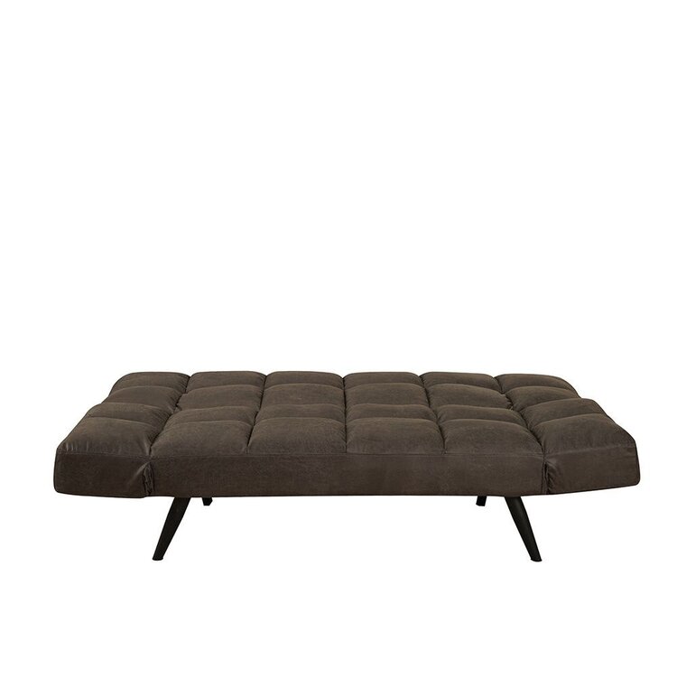 Schlafsofa 1,5-Sitzer Timo Eco-Leder anthrazit