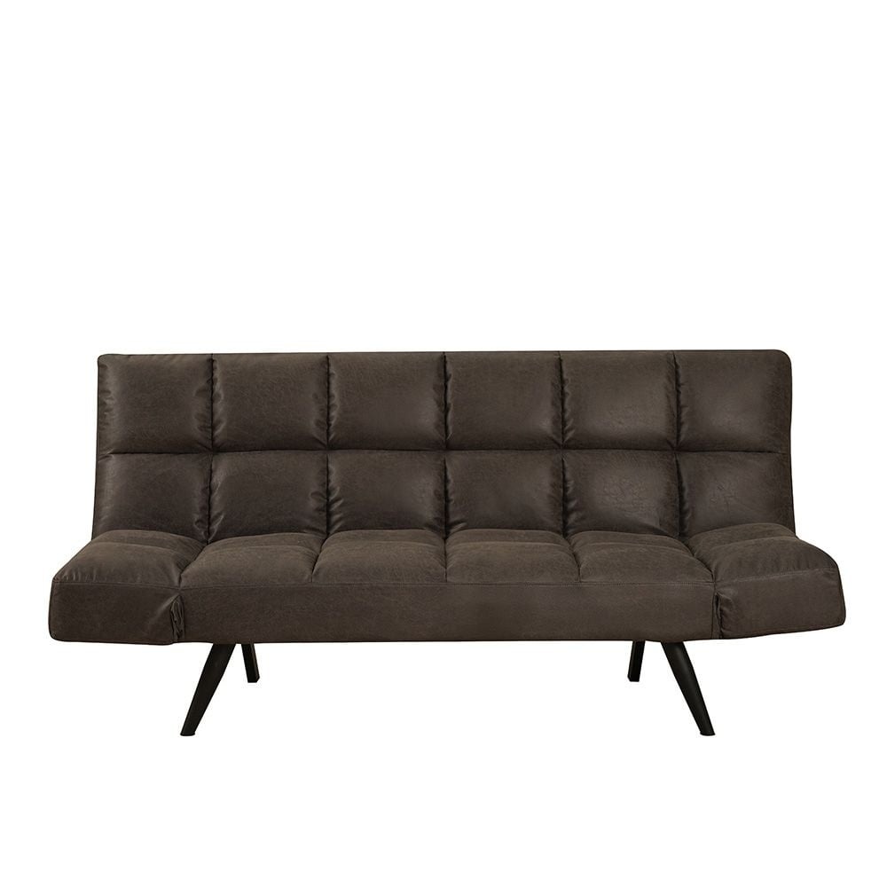 Schlafsofa 1,5-Sitzer Timo Eco-Leder anthrazit