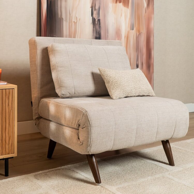 Schlafsessel Hanna recycelter Stoff beige