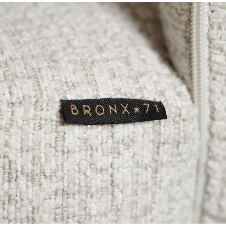 Sessel Gino drehbar melierter Stoff beige