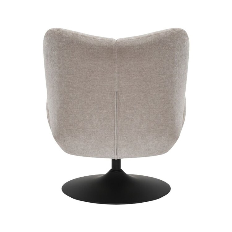 Sessel Lise drehbar Chenille taupe