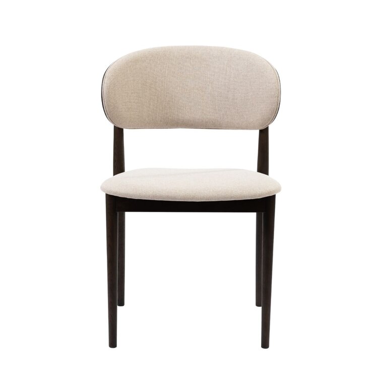 Esszimmerstuhl Bohdi Eiche dunkel / off white