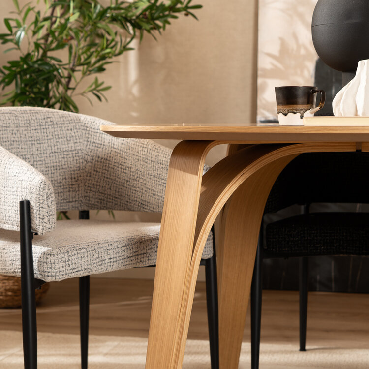 Esstisch Bowie rund Eiche Natur Ø 120 cm