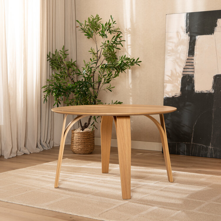 Esstisch Bowie rund Eiche Natur Ø 120 cm