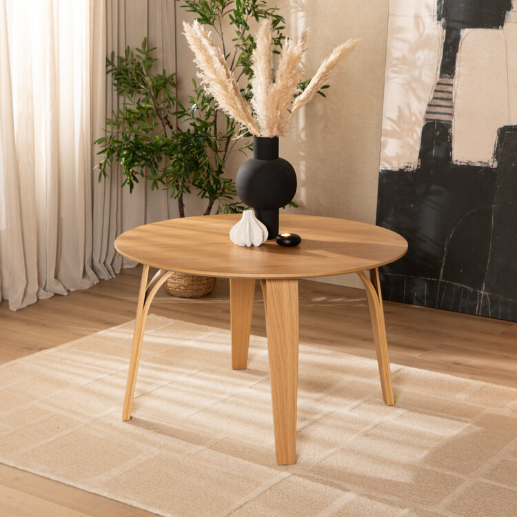 Esstisch Bowie rund Eiche Natur Ø 120 cm