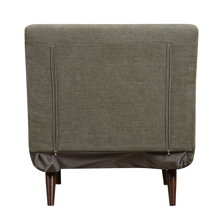 Schlafsessel Hanna recycelter Stoff grün