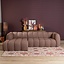Ecksofa Luca Bouclé rot/rosa links