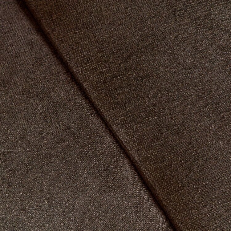 Chenille Sofa Luca 3-Sitzer braun