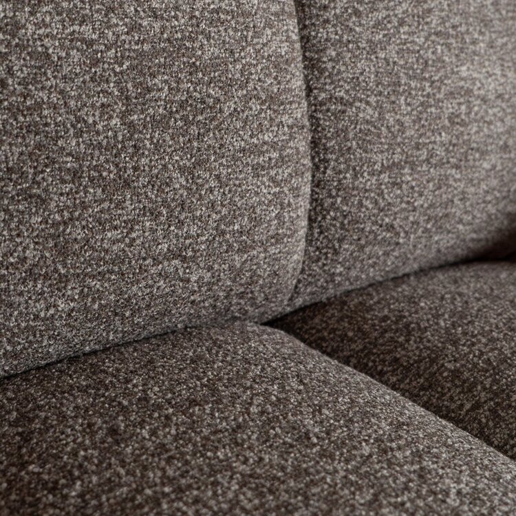 3-Sitzer Sofa Luca Bouclé braun/grau