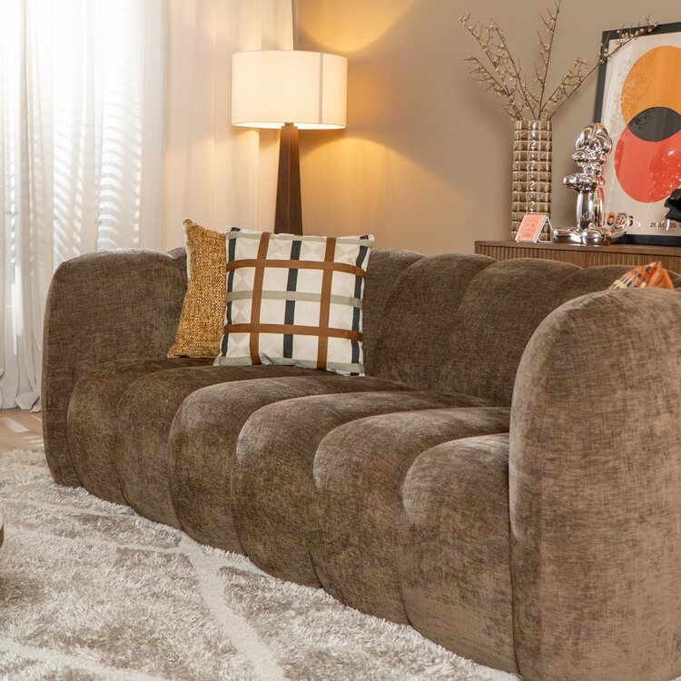 3-Sitzer Sofa Luca Chenille mocha