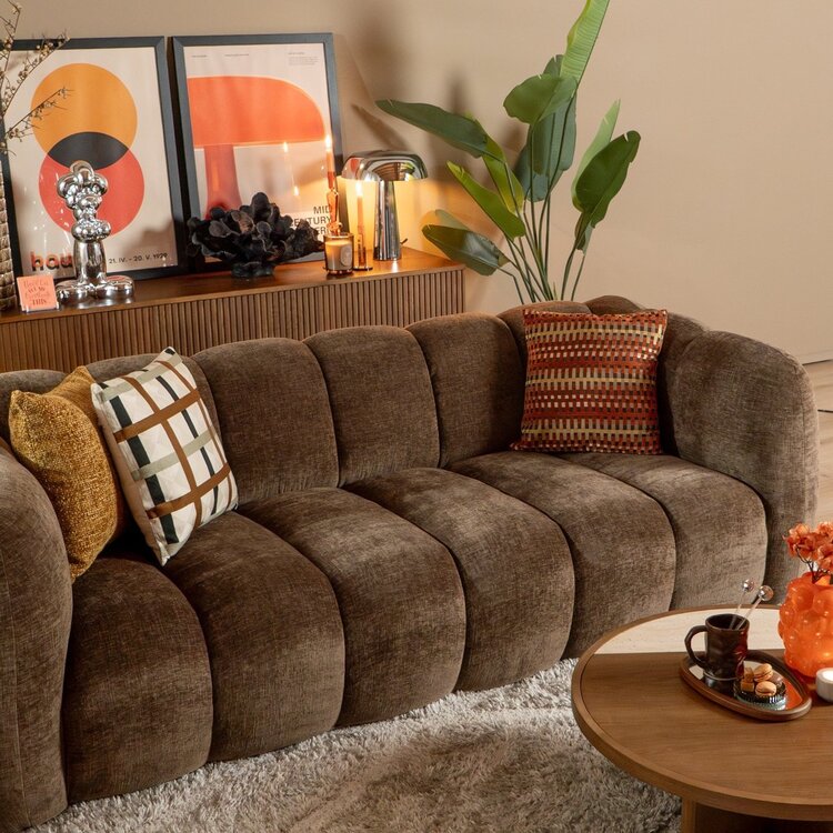 3-Sitzer Sofa Luca Chenille mocha