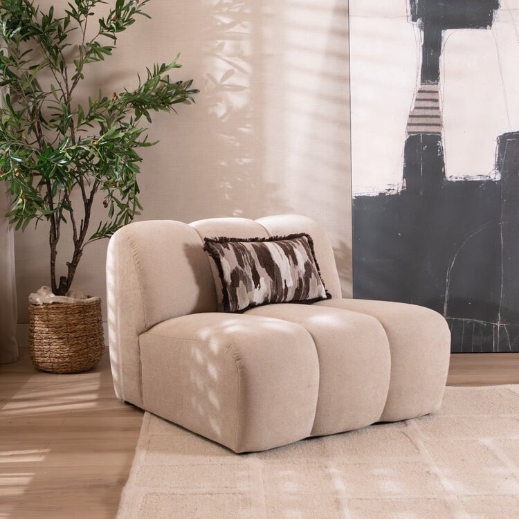 Sessel Luca Chenille beige