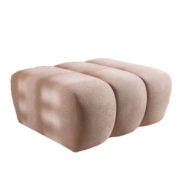 Hocker Luca Chenille beige