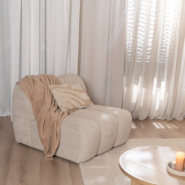 Sessel Luca Chenille beige