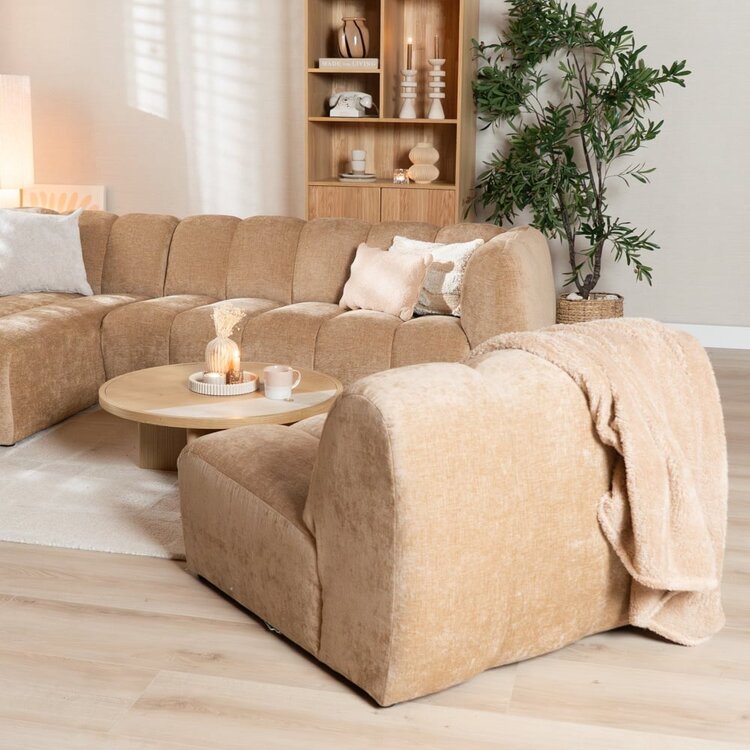 Sessel Luca Chenille peach