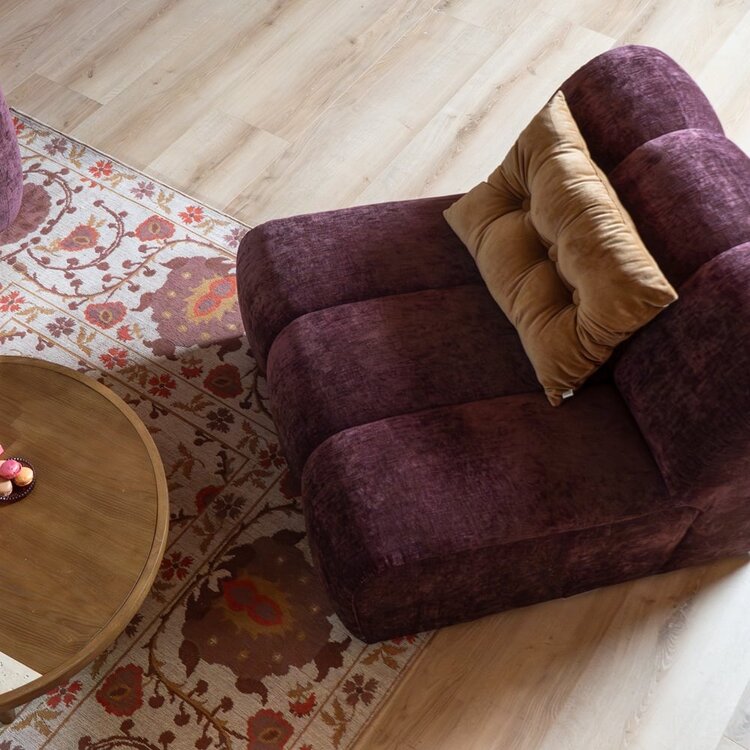 Sessel Luca Chenille lila