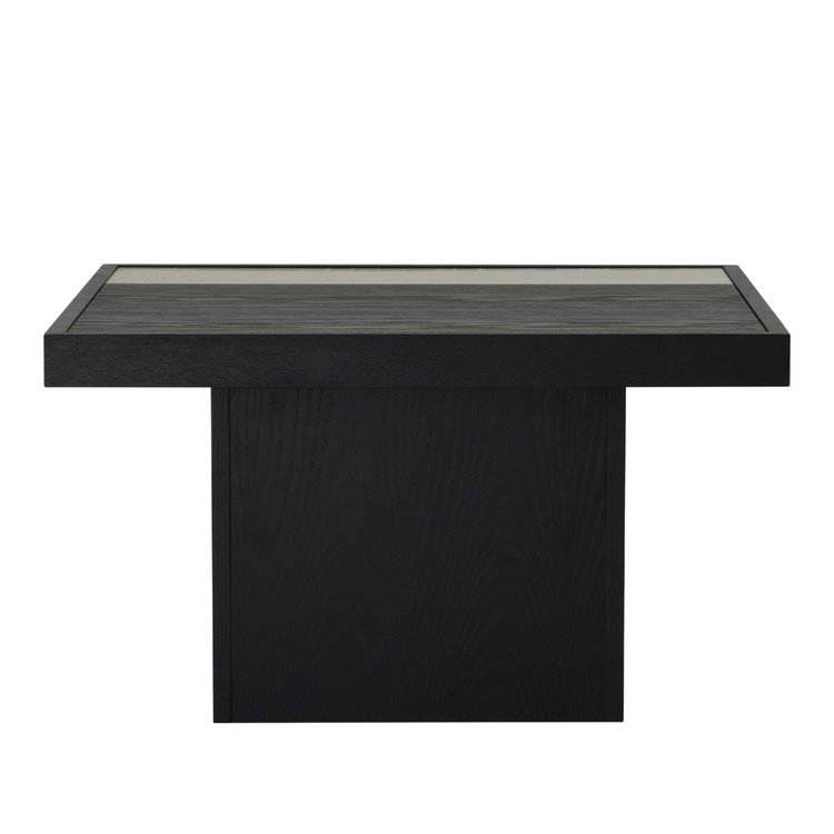 Couchtisch Java 70x70 cm Eiche schwarz