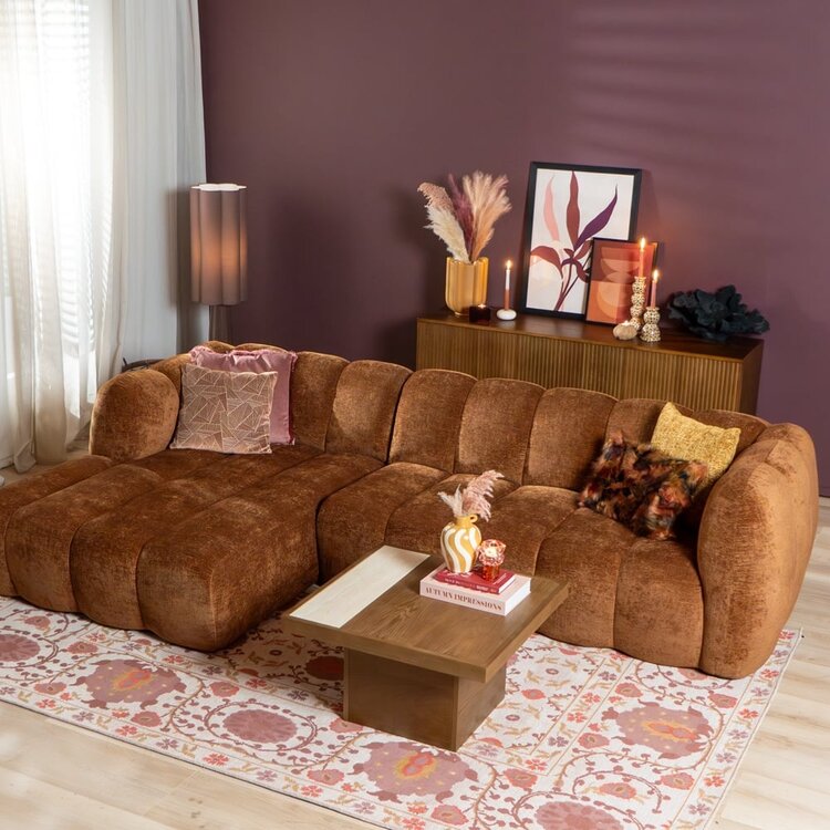 Couchtisch Java 70x70 cm Eiche dunkel