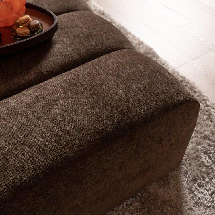 Hocker Luca Chenille mocha