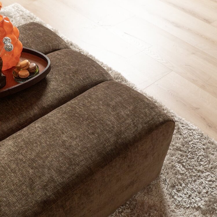 Hocker Luca Chenille mocha