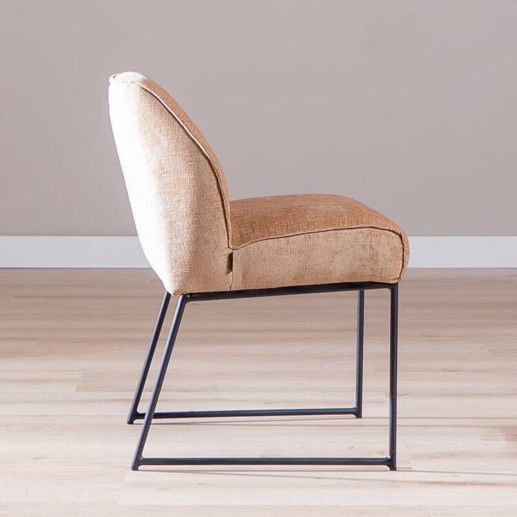 Esszimmerstuhl Momo Chenille Peach