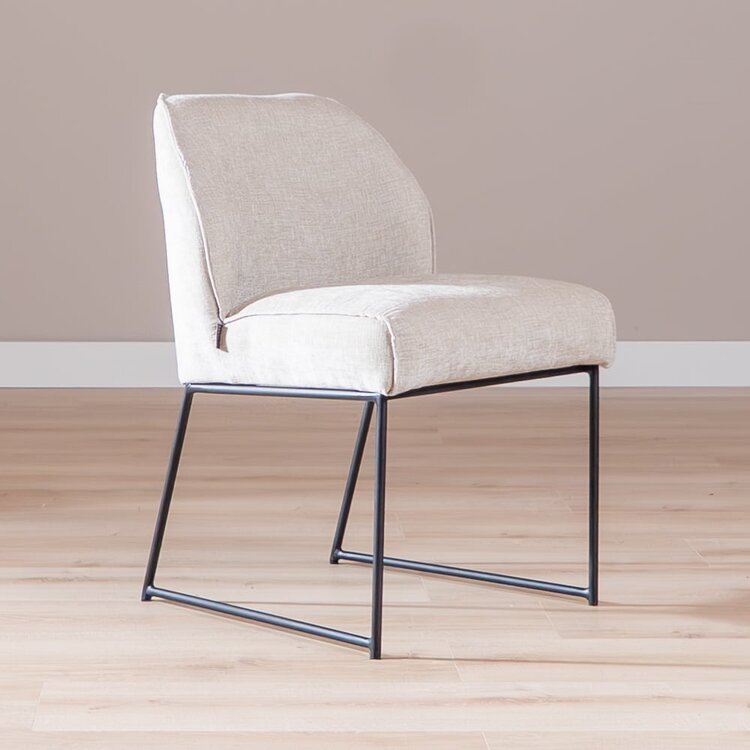 Esszimmerstuhl Momo Chenille Sand