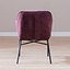 Esszimmerstuhl Nubo Chenille Lila