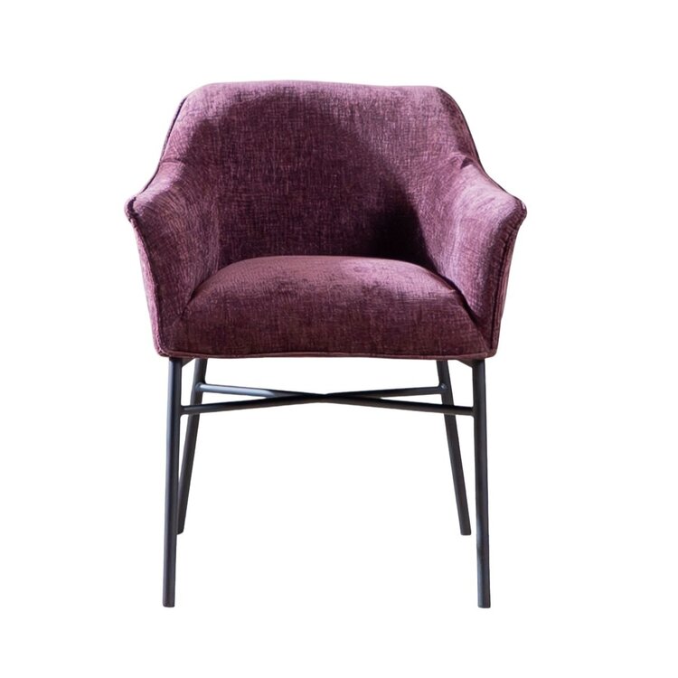 Esszimmerstuhl Nubo Chenille Lila