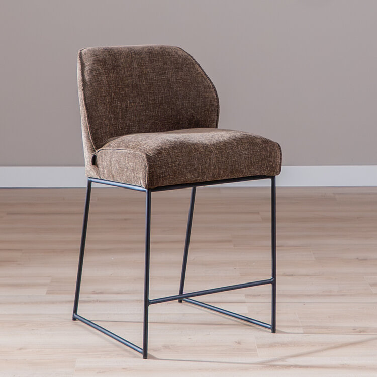 Barhocker Momo Chenille Mocha 73 cm