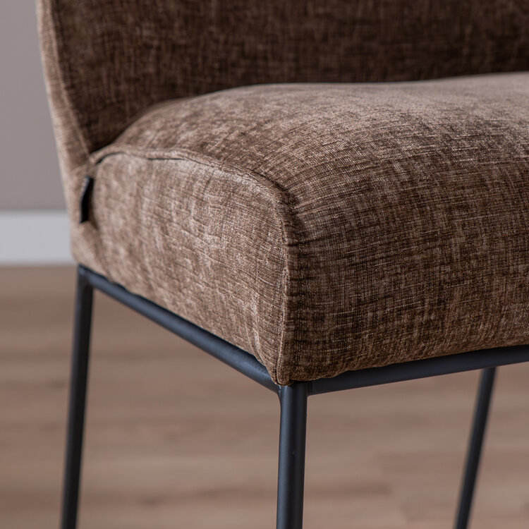 Barhocker Momo Chenille Mocha 73 cm