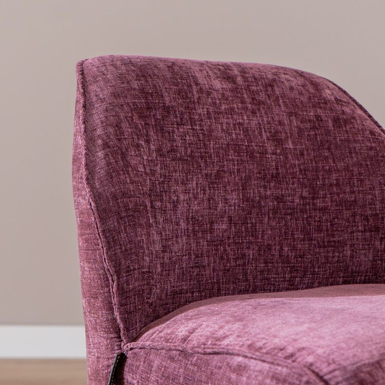 Barhocker Momo Chenille Lila 73 cm