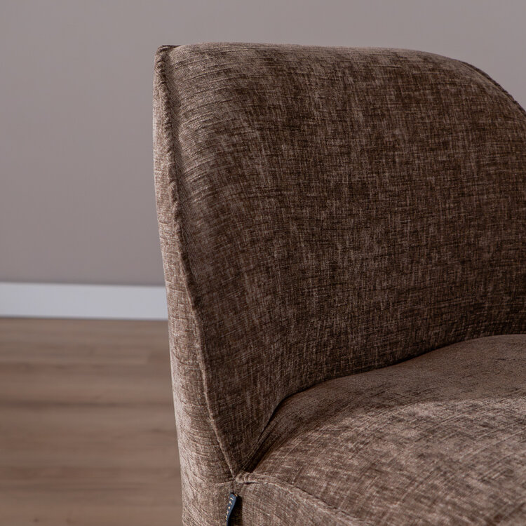 Barhocker Momo Chenille Mocha 85 cm