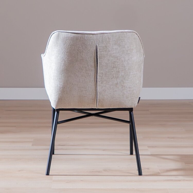 Esszimmerstuhl Nubo Chenille Sand