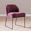 Esszimmerstuhl Momo Chenille Lila