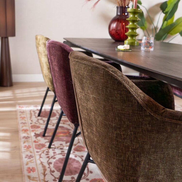 Esszimmerstuhl Nubo Chenille Mocha