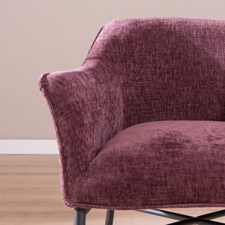 Esszimmerstuhl Nubo Chenille Lila
