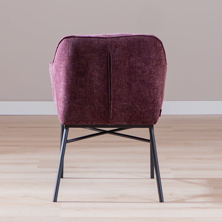 Esszimmerstuhl Nubo Chenille Lila