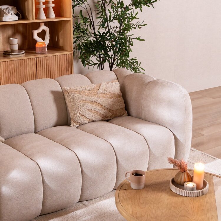 3-Sitzer Sofa Luca Chenille beige