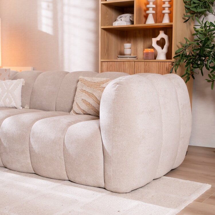 3-Sitzer Sofa Luca Chenille beige