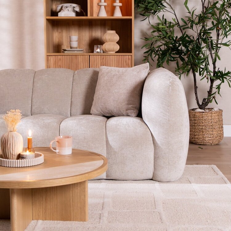 3-Sitzer Sofa Luca Chenille sand