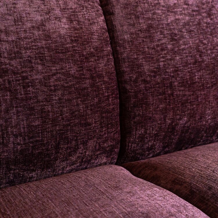 3-Sitzer Sofa Luca Chenille lila