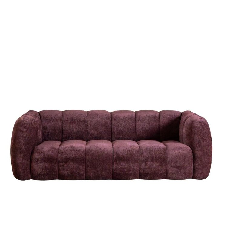 3-Sitzer Sofa Luca Chenille lila