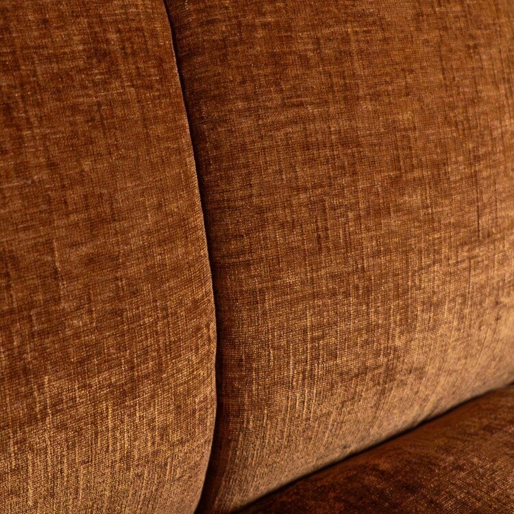 3-Sitzer Sofa Luca Chenille kupfer