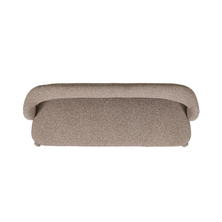 Esszimmerbank June Bouclé braun 160 cm