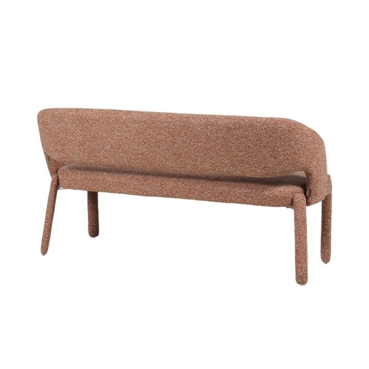 Esszimmerbank June Bouclé terrakotta 160 cm