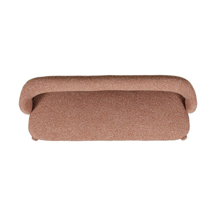 Esszimmerbank June Bouclé terrakotta 160 cm