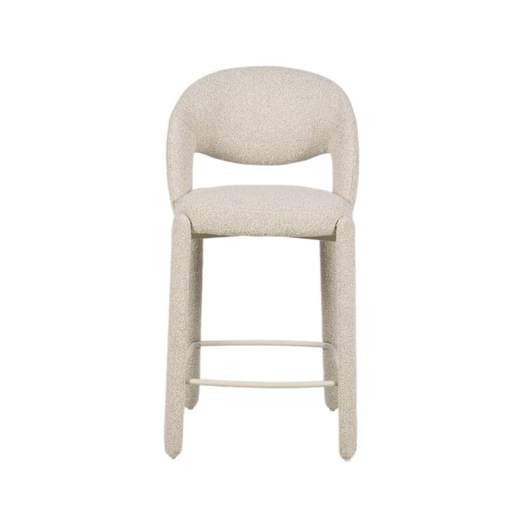 Barhocker June Bouclé taupe 70 cm