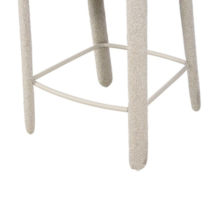 Barhocker June Bouclé taupe 70 cm