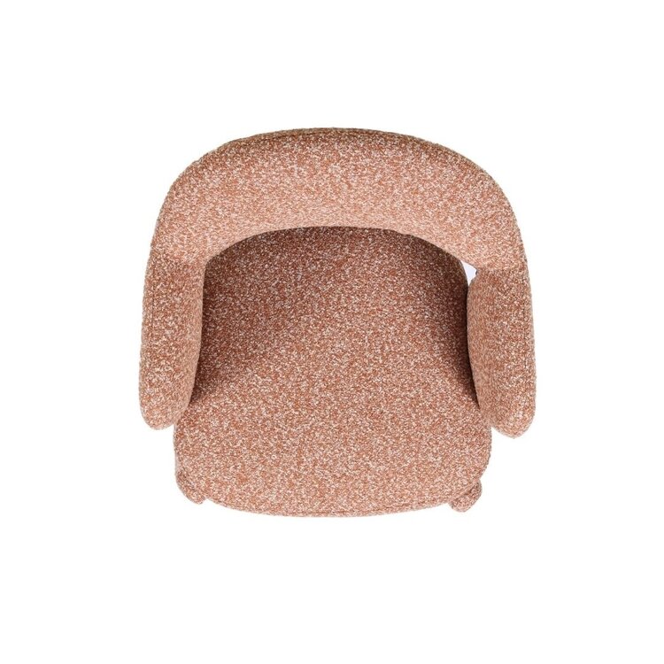 Esszimmerstuhl June Bouclé terrakotta