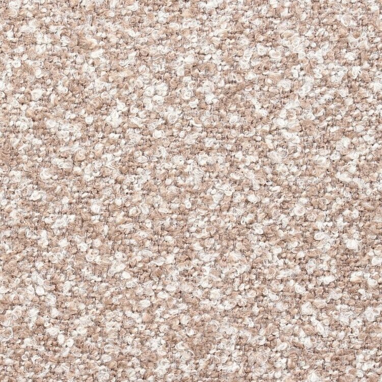 Esszimmerstuhl Riley drehbar Bouclé braun